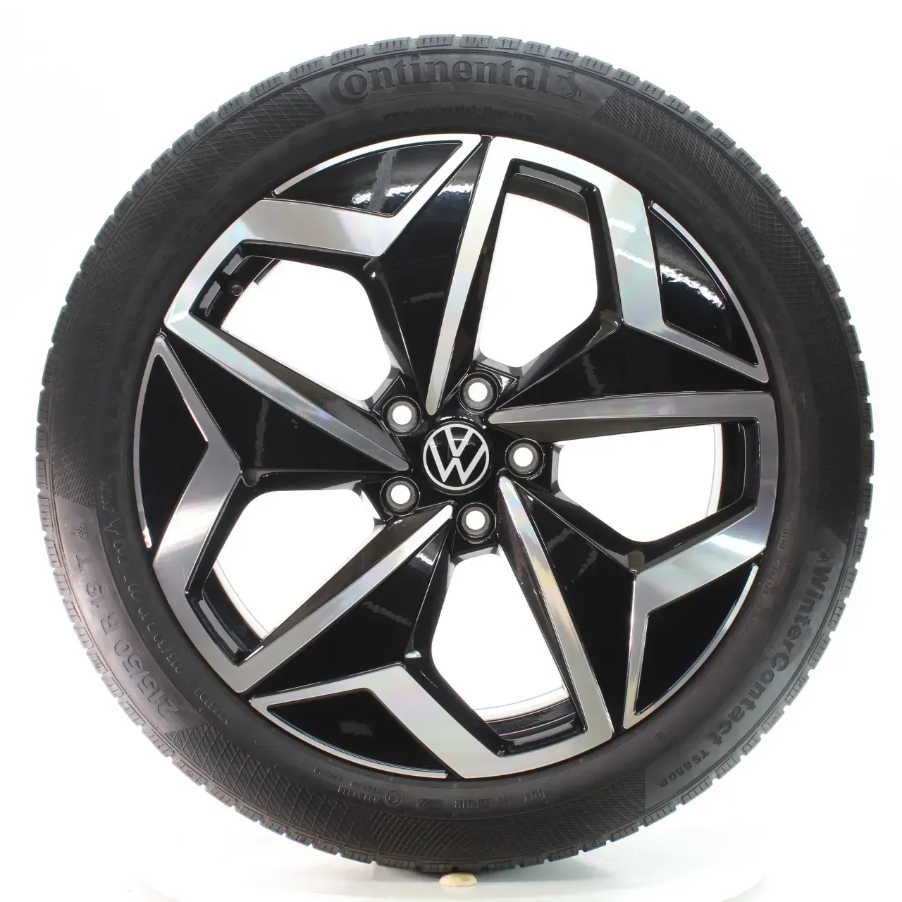 VW ID.3 E11 Winterräder Andoya Schwarz Continental 215/50R19 93T 10A601025/H - Bild 1