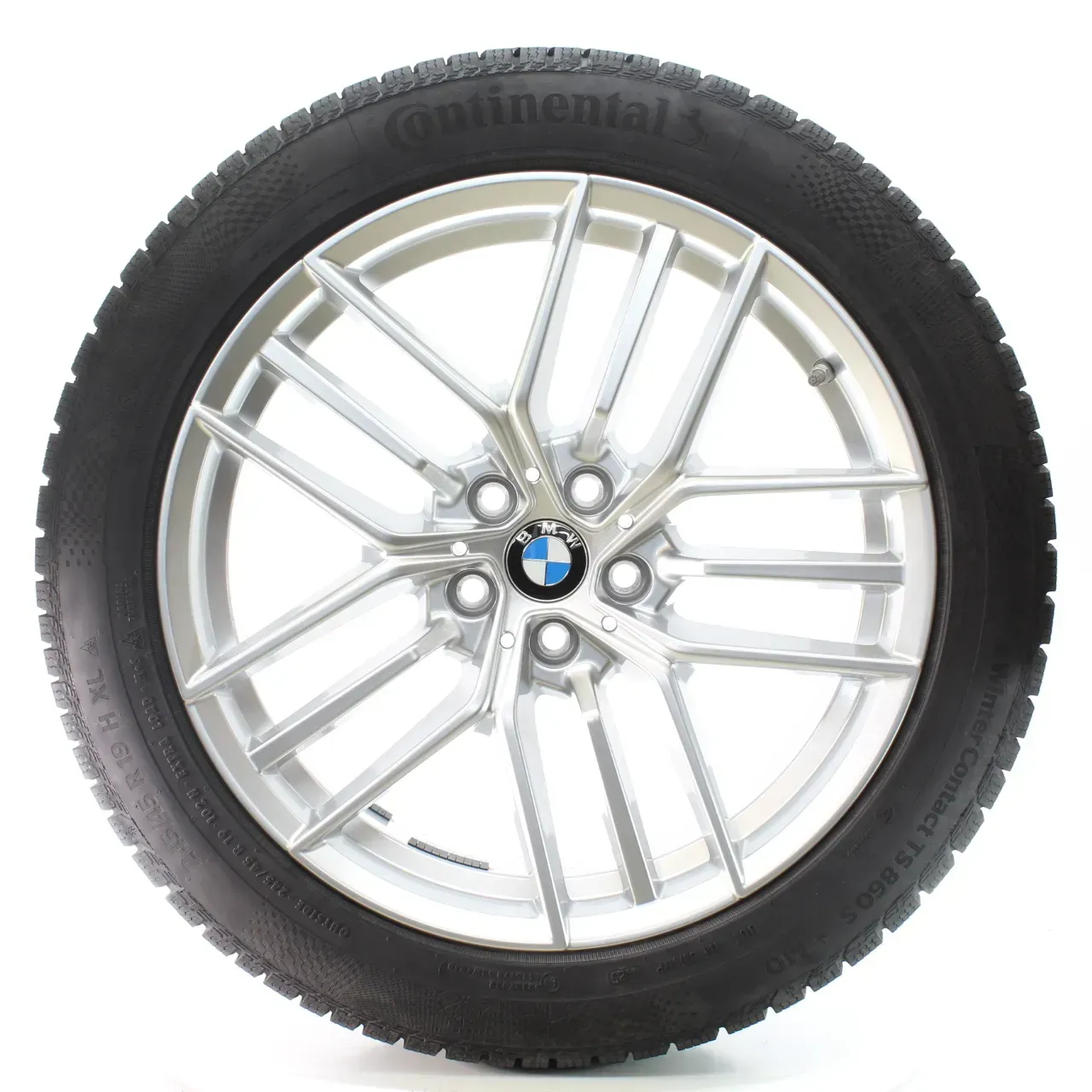 BMW 5er G60 G61 Winterräder Triplex-Speiche 933 Conti 245/45R19 DOT25 5A324D6 - Bild 1