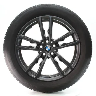 BMW X3 G01 X4 G02 Winterräder Doppelspeiche 698 M Conti 245/50R19 DOT25 8093921 - Bild 2