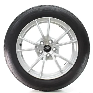 Audi A5 FU B10 Winterräder 5-Doppelspeichen Goodyear 215/55R17 DOT25 8B3601025A - Bild 2
