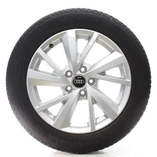 Audi Q2 GAB Winterräder 5-V-Speichen-Design Michelin 215/55R17 94V 81A601025C - Bild 1