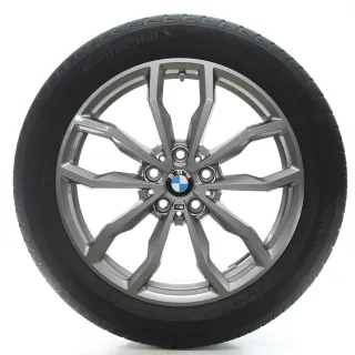BMW X1 F48 X2 F39 Winterräder Y-Speiche 711 M Continental 205/55R18 96H 6877550 - Bild 3