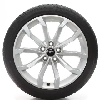 Audi A4 S4 8W Winterräder 5 V-Speichen Design Goodyear 245/40R18 97V 8W0601025 - Bild 1