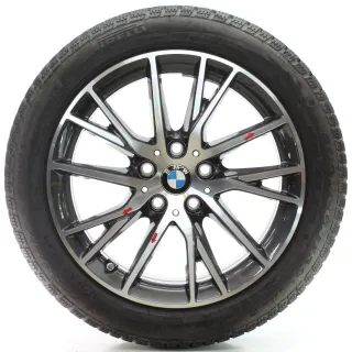 BMW 1er F40 2er F44 Winterräder Y-Speiche 489 Pirelli 195/55R17 DOT23 7849122 - Bild 2