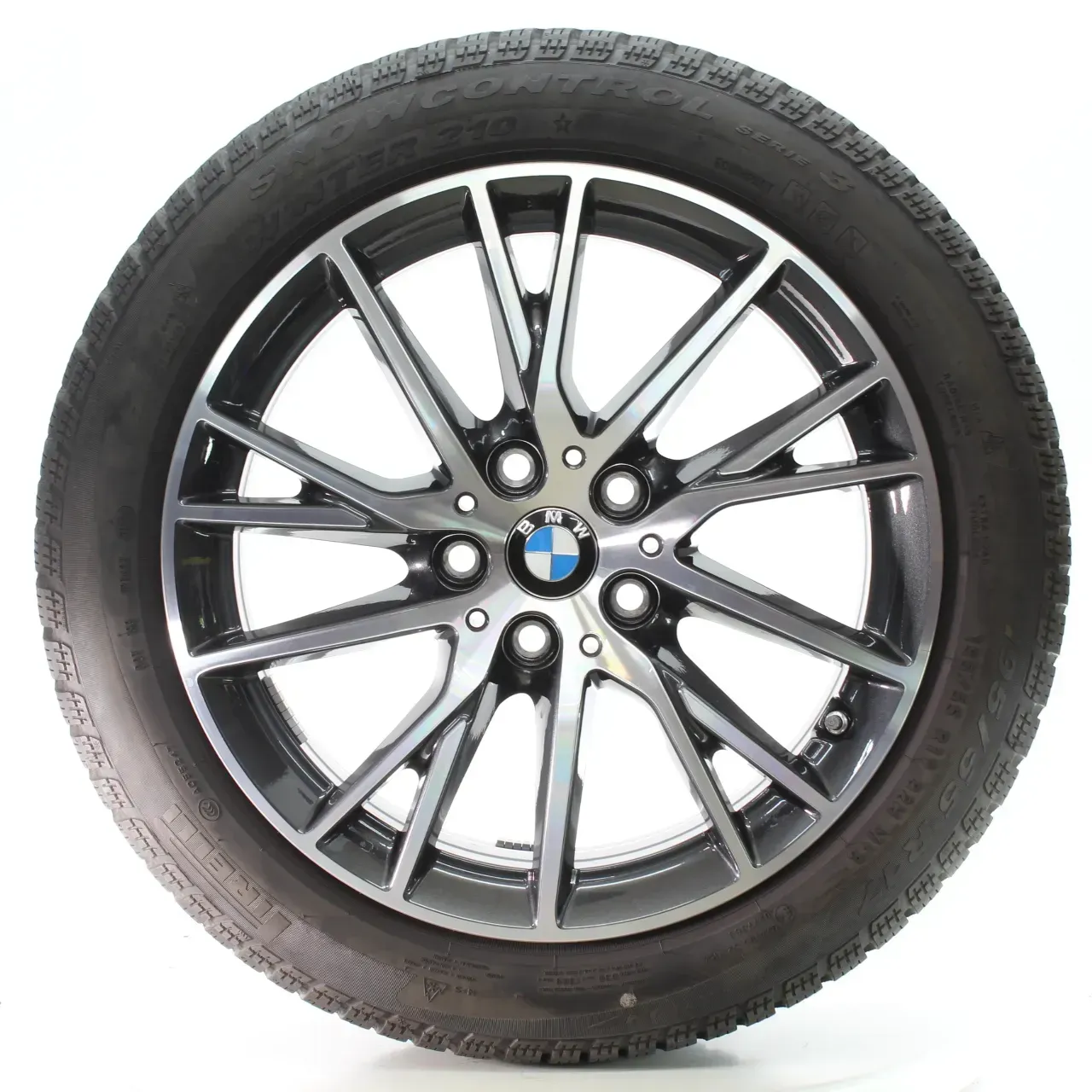 BMW 1er F40 2er F44 Winterräder Y-Speiche 489 Pirelli 195/55R17 DOT24 7849122 - Bild 1