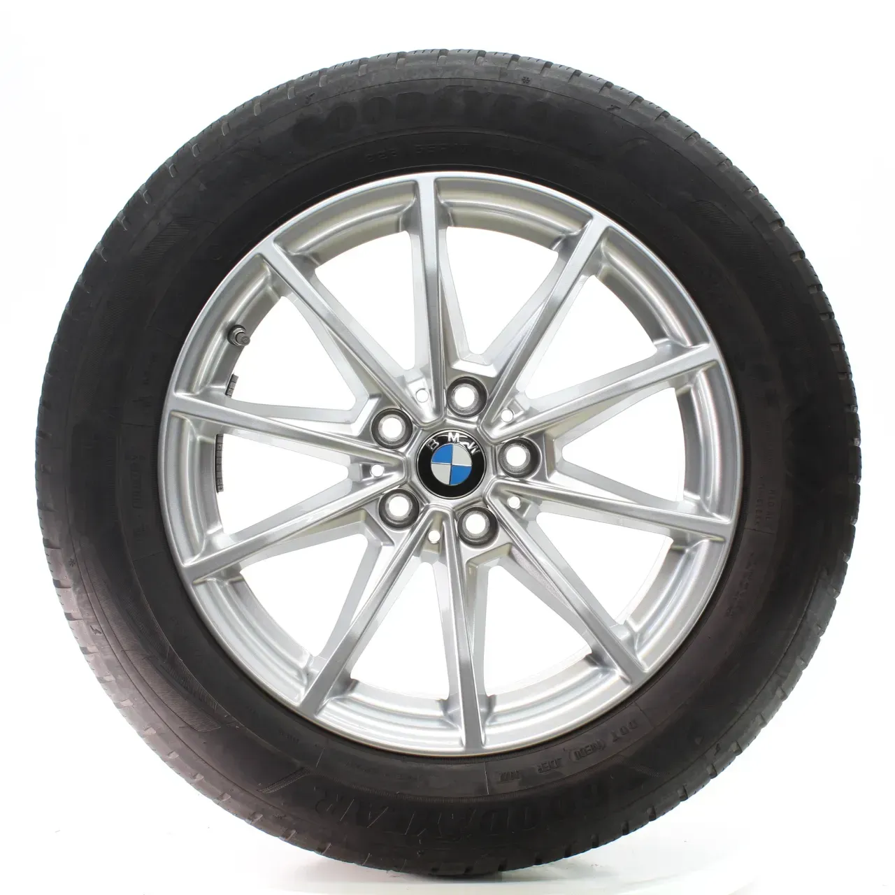 BMW 4er i4 G26 Winterräder V-Speiche 851 Refined Silver 225/55R17 101H 6896762 - Bild 1