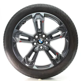 BMW X1 U11 X2 U10 Winterräder Doppelspeiche 1041 Hankook 195/55R19 DOT24 5A661A8 - Bild 3