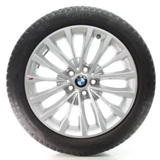 BMW 5er G30 G31 Winterräder W-Speiche 632 Pirelli 245/45R18 100V DOT23 6863418 - Bild 4