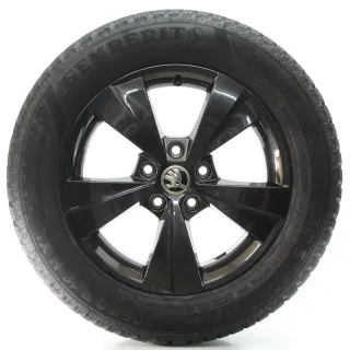 Skoda Octavia IV NX Winterräder 5-Speichen Semperit 205/60R16 DOT25 5E0601025BE - Bild 4