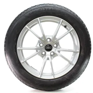 Audi A5 FU B10 Winterräder 5-Doppelspeichen Goodyear 215/55R17 DOT25 8B3601025A - Bild 1
