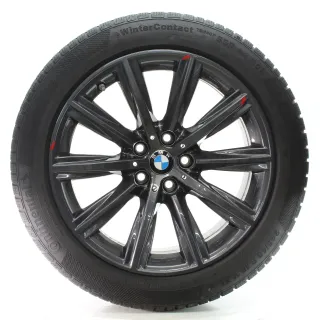 BMW 5er G30 G31 Winterräder V-Speiche 684 Continental 245/45R18 100V 6874441 - Bild 2