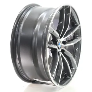 BMW 5er G30 G31 Alufelge M Doppelspeiche 662 Orbitgrey 8Jx18 ET30 NEU 8747407 - Bild 3