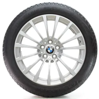 BMW 5er G30 G31 Winterräder Vielspeiche 619 Goodyear 245/45R18 DOT24 6861224 - Bild 1