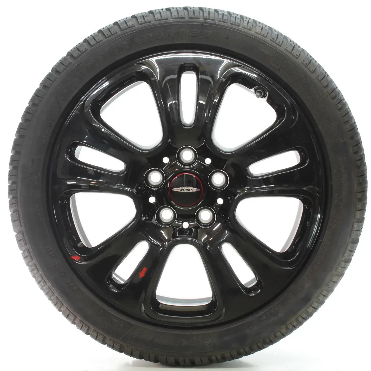 MINI Cooper F55 F56 F57 Winterräder JCW Double Spoke 510 185/50R17 86H 6855119 - Bild 1