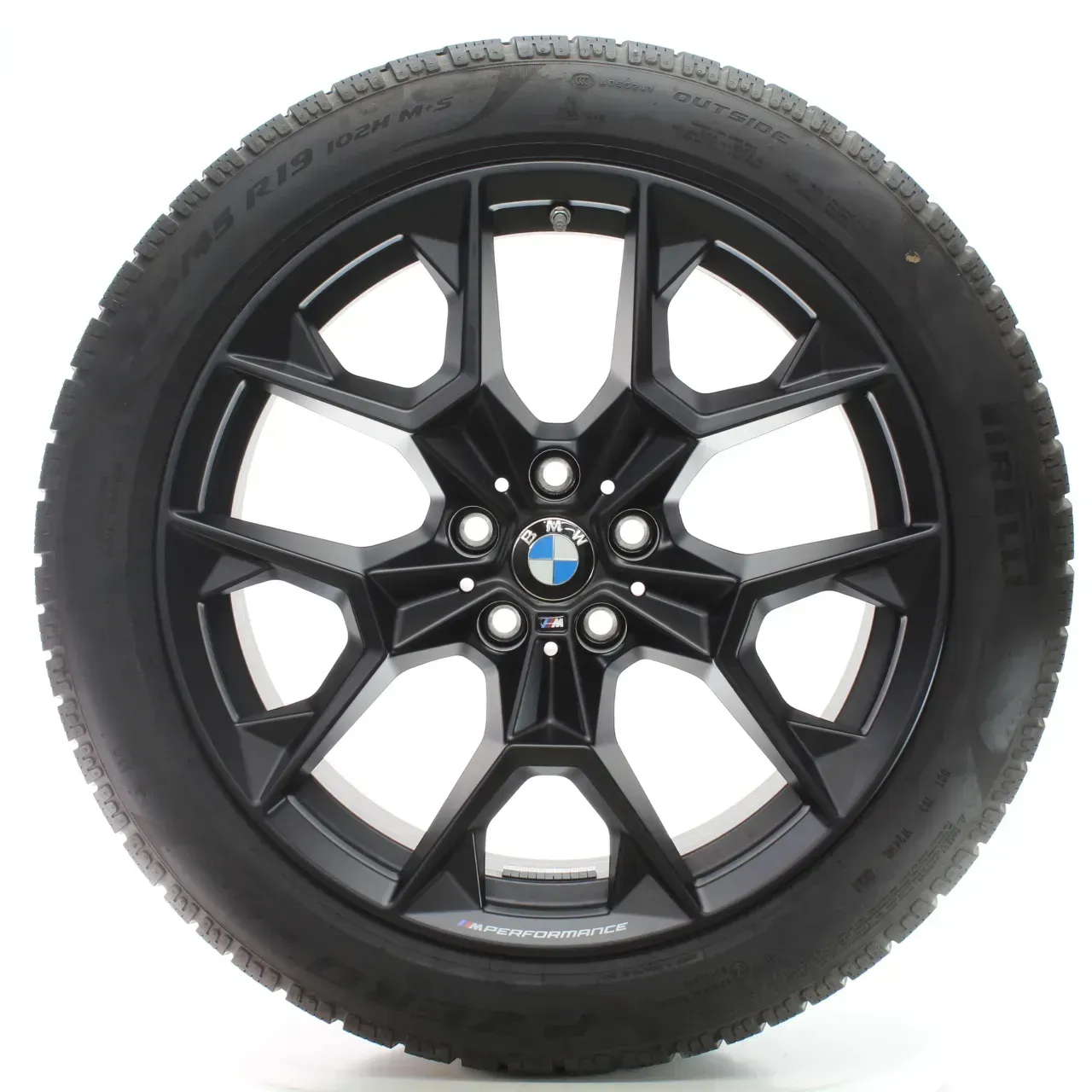 BMW 5er G60 G61 Winterräder M Y-Speiche 942 Pirelli 245/45R19 102H DOT24 5A324F4 - Bild 1