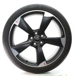 Audi Q3 8UB Sommerräder Rotor Schwarz Matt Dunlop 255/35R20 DOT23 8U0601025L - Bild 3
