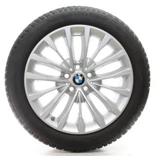 BMW 5er G30 G31 Winterräder W-Speiche 632 Pirelli 245/45R18 100V DOT23 6863418 - Bild 1