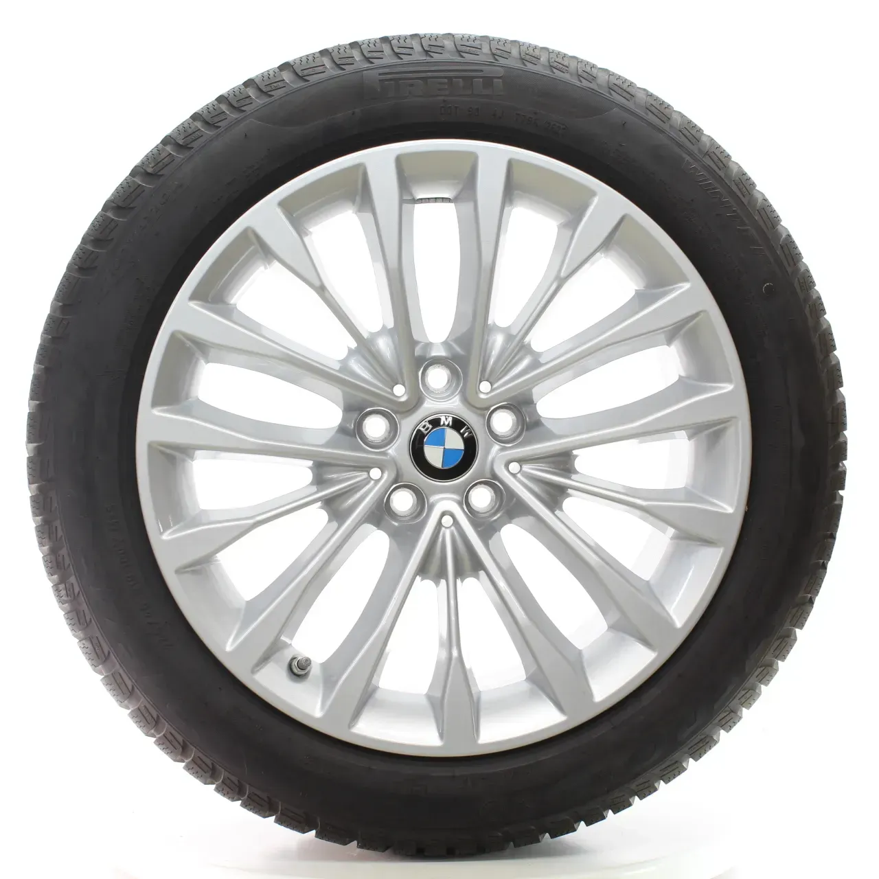 BMW 5er G30 G31 Winterräder W-Speiche 632 Pirelli 245/45R18 100V DOT23 6863418 - Bild 1