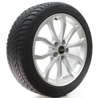 Audi A4 S4 8W Winterräder 10-Speichen V-Design 225/45R18 95H DOT23 8W0601025ED - Bild 6