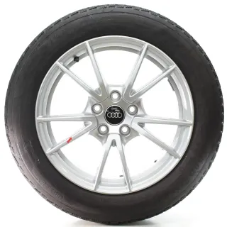 Audi A5 S5 FU5 Winterräder 5-Doppelspeichen Goodyear 215/55R17 DOT24 8B3601025A - Bild 2