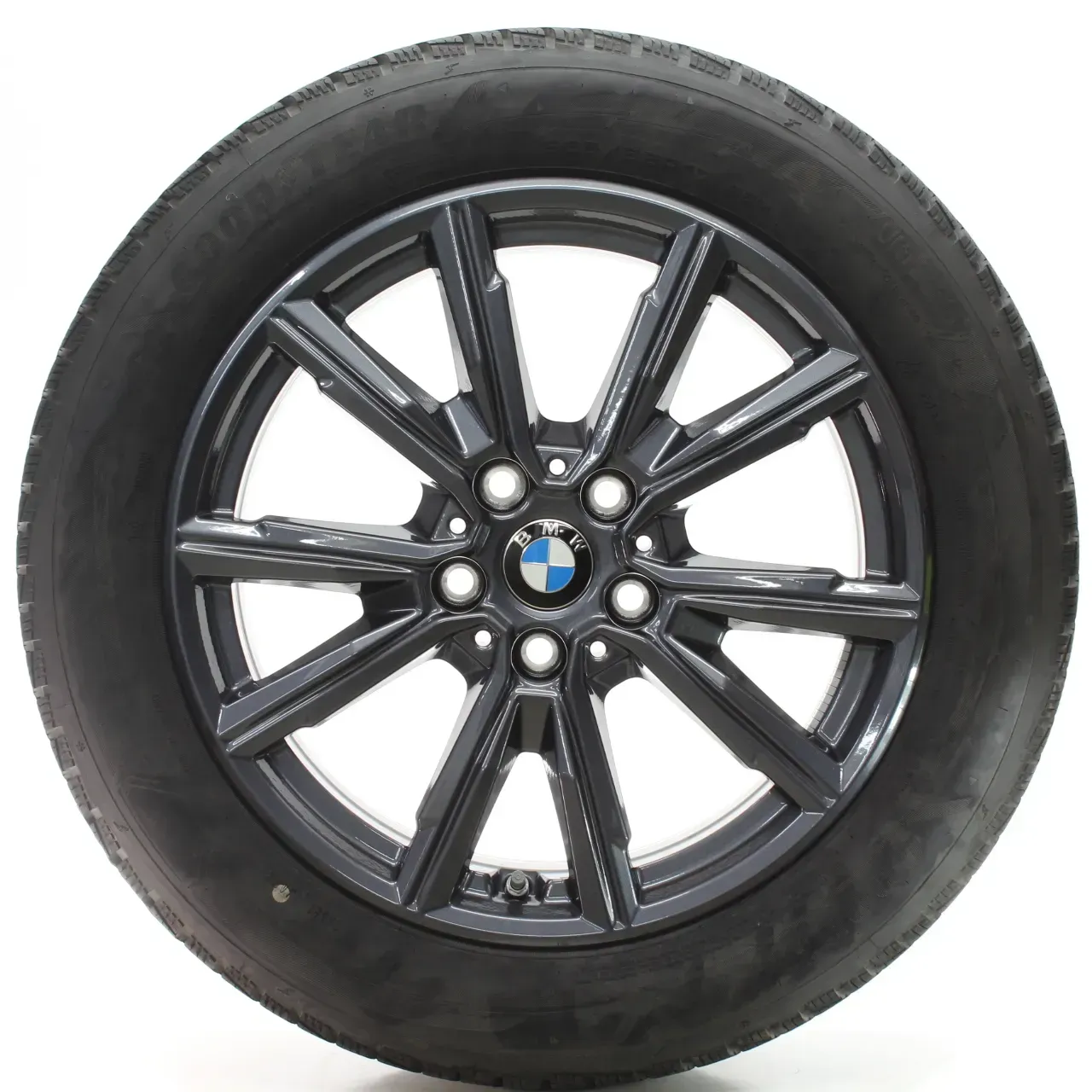 BMW 1er F70 2er F74 Winterräder V-Speiche 967 Goodyear 205/55R17 DOT24 5A45270 - Bild 1
