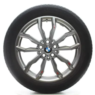 BMW 1er F40 2er F44 Winterräder Y-Speiche 711 M Conti 205/55R18 DOT23 6877550 - Bild 3