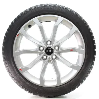 Audi A4 S4 8W Winterräder 10-Speichen V-Design Bridgestone 225/45R18 8W0601025ED - Bild 4