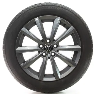 VW Polo AW 2G Winterräder Merano Grau Bridgestone 185/60R16 90H 2G0601025AF - Bild 1