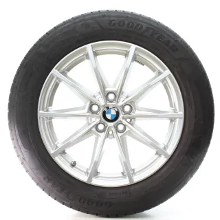 BMW 4er i4 G26 Winterräder V-Speiche 851 Silver Goodyear 225/55R17 101H 6896762 - Bild 1