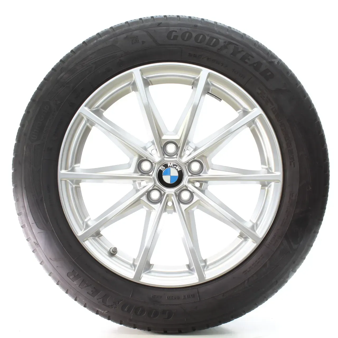 BMW 4er i4 G26 Winterräder V-Speiche 851 Silver Goodyear 225/55R17 101H 6896762 - Bild 1