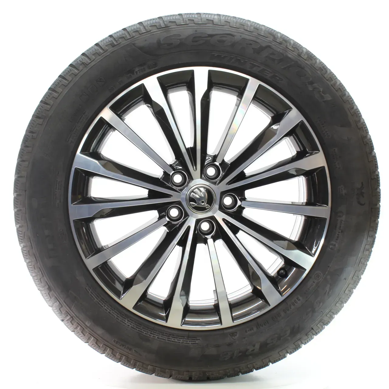 Skoda Kodiaq NS Winterräder Trinity Anthrazit Pirelli 235/55R18 104H 565601025L - Bild 1