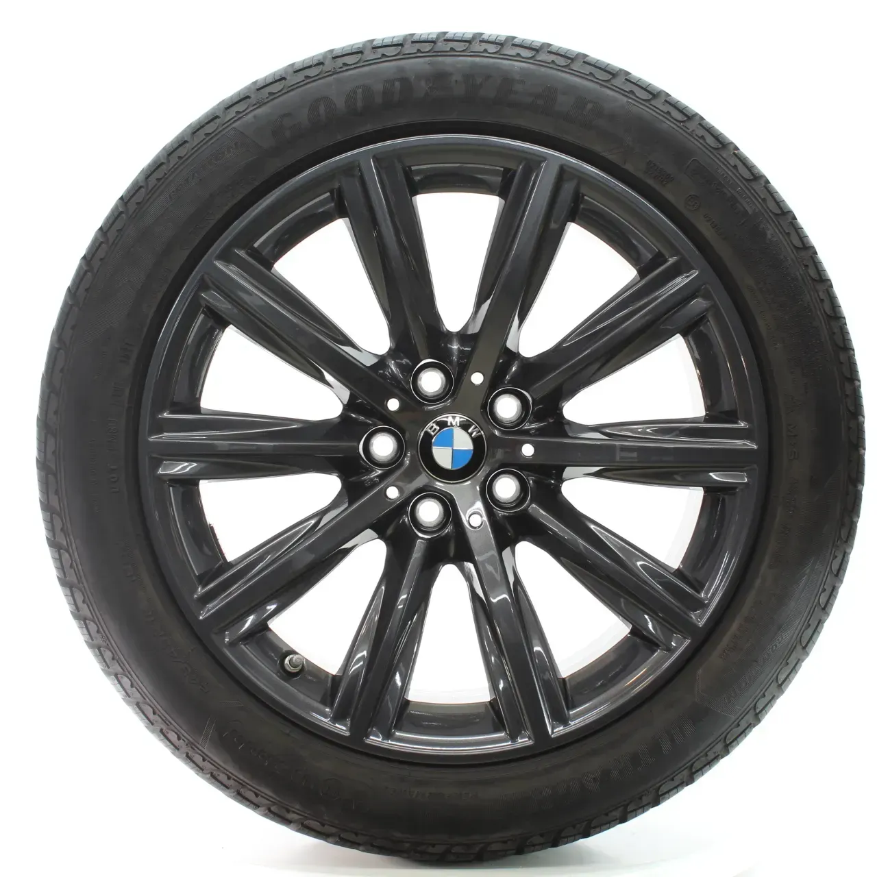 BMW 5er G30 G31 Winterräder V-Speiche 684 Goodyear 245/45R18 100V 687444 - Bild 1