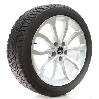 Audi A4 S4 8W Winterräder 10-Speichen V-Design 225/45R18 95H DOT24 8W0601025ED - Bild 6