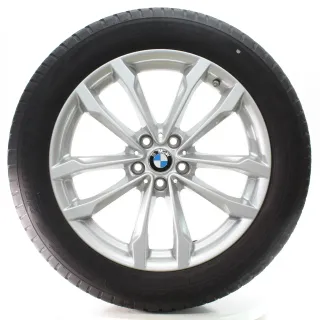 BMW X3 F97 X4 F98 Winterräder V-Speiche 691 Bridgestone 245/50R19 DOT23 36877325 - Bild 2