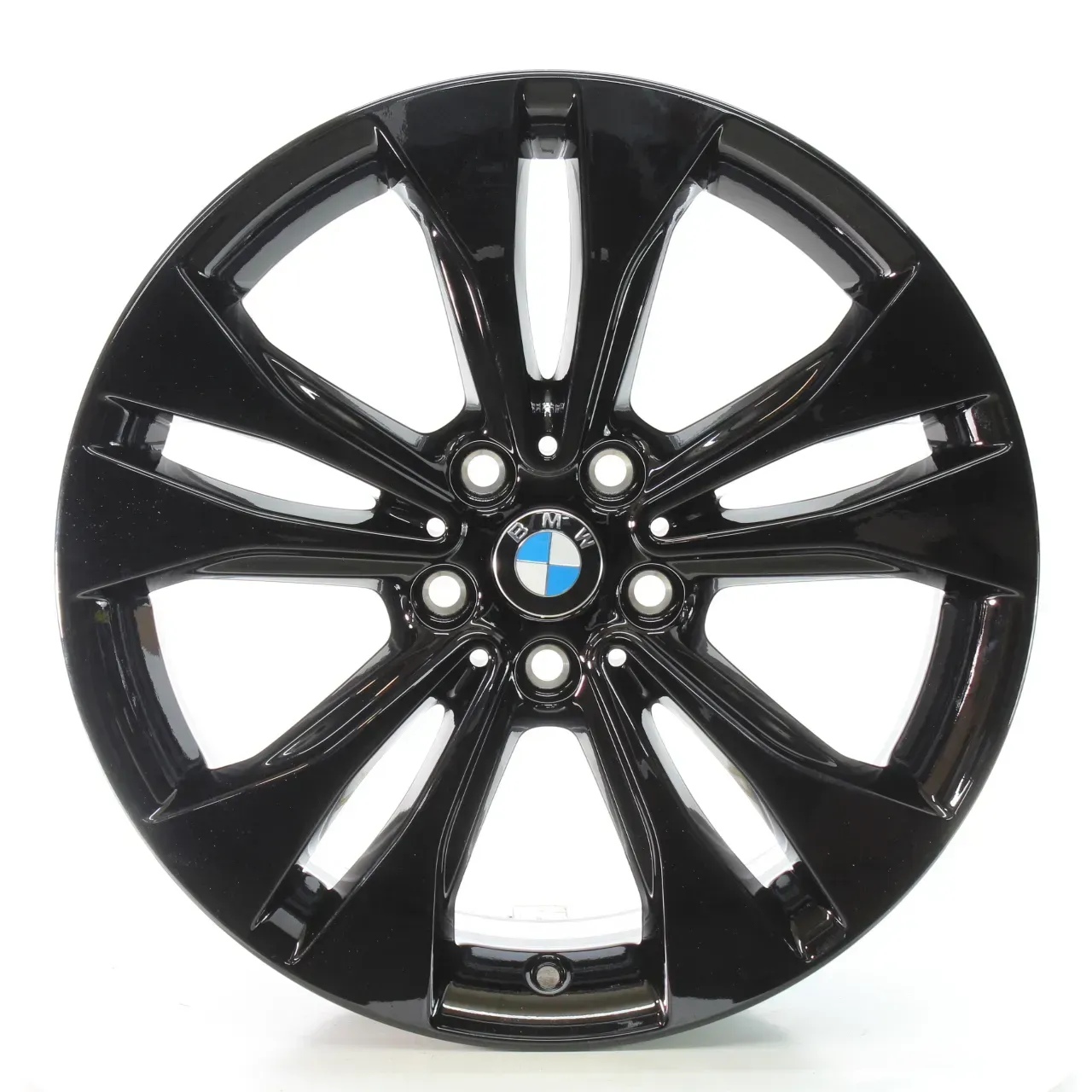 BMW X1 F48 X2 F39 Alufelge Doppelspeiche 578 Jet Black 7,5Jx18 ET51 36116885381 - Bild 1