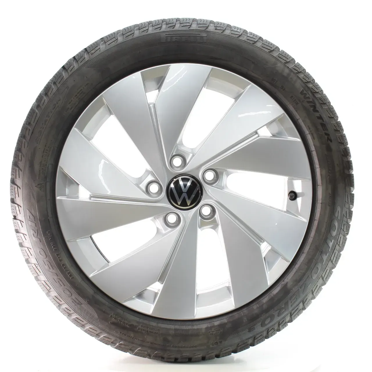 VW Golf 8 VIII CD1 CG5 Winterräder Belmont Pirelli 205/50R17 DOT25 5H0601025B - Bild 1