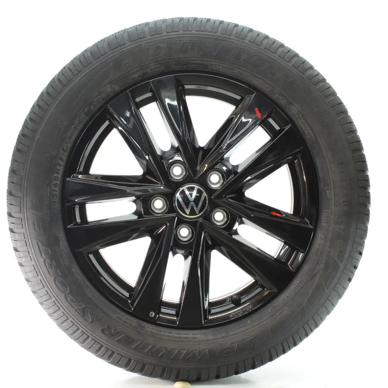 VW Multivan T7 ST Winterräder Brest Dunlop 215/60R17 DOT24 7T0071497 - Bild 1