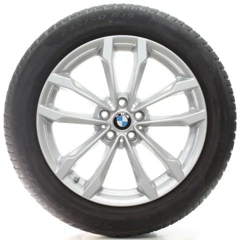 Background image for BMW X3 G01 X4 G02 Winterräder V-Speiche 691 Pirelli 245/50R19 DOT24 36116877325