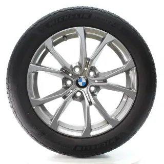 BMW 3er G20 G21 Winterräder V-Speiche 776 Ferricgrey Michelin 225/50R17 6883518 - Bild 2