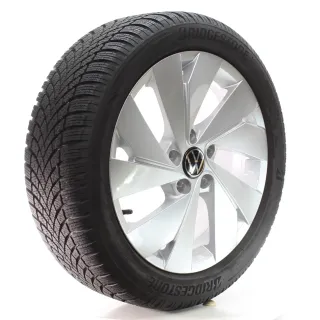 VW Golf 8 VIII CD1 Winterräder Belmont Bridgestone 205/50R17 DOT24 5H0601025B - Bild 6