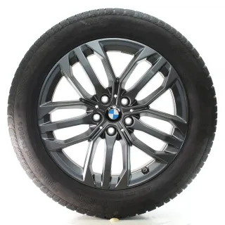 BMW X1 U11 X2 U10 Winterräder Doppelspeiche Conti 879 205/60R18 DOT25 6898046 - Bild 3