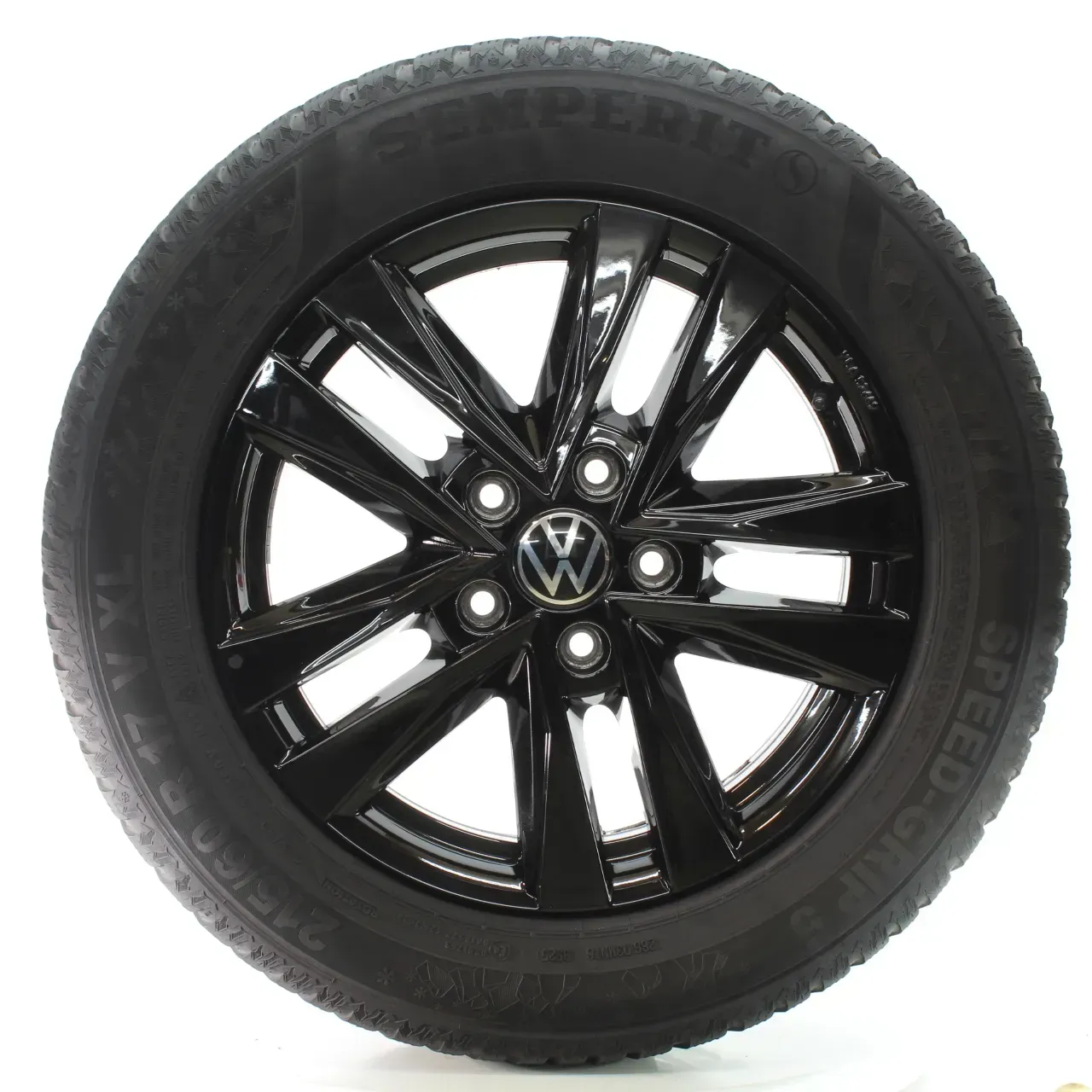 VW Multivan T7 ST Winterräder 5-Doppelspeiche Semperit Dunlop 215/60R17 7T007149 - Bild 1