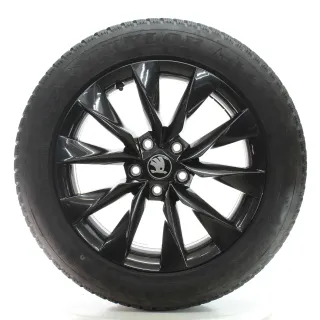 Skoda Superb IV NZ3 Winterräder Crystal Dunlop 215/55R17 98V DOT24 3P0601025AD - Bild 4