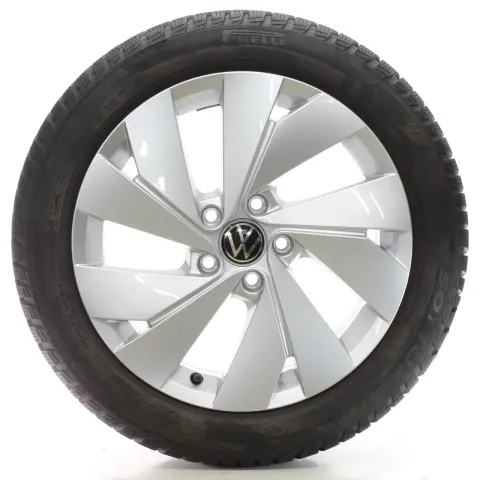 Background image for VW Golf 8 VIII CD1 CG5 Winterräder Belmont Pirelli 205/50R17 DOT25 5H0601025B