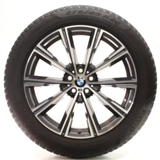 BMW X5 G05 X6 G06 Winterräder Sternspeiche 740 M Pirelli 275/45R20 DOT24 8071996 - Bild 4