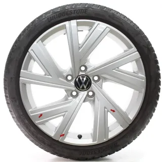 VW Golf 8 VIII CD1 Winterräder Bergamo Bridgestone 225/40R18 92V 5H0601025AB - Bild 4