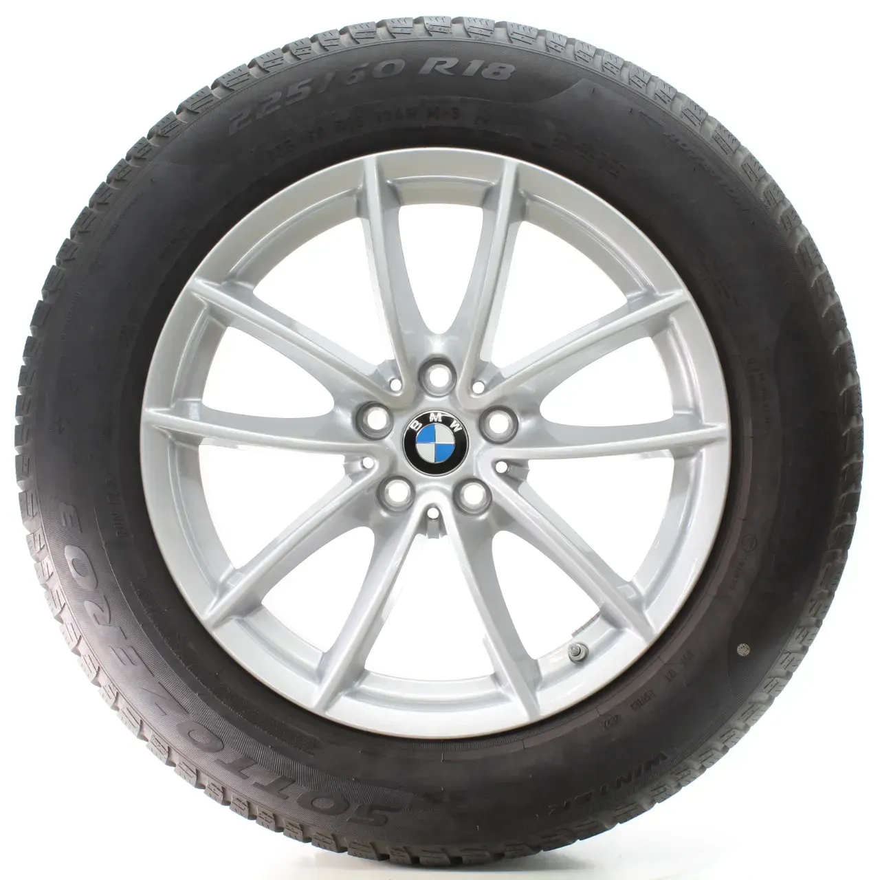 BMW X3 G01 X4 G02 Winterräder V-Speiche 618 Pirelli 225/60R18 104H DOT24 6880047 - Bild 1