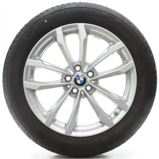 BMW X3 F97 X4 F98 Winterräder V-Speiche 691 Bridgestone 245/50R19 105V 6877325 - Bild 3