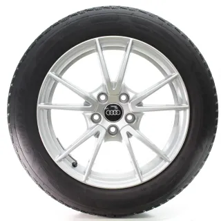 Audi A5 FU B10 Winterräder 5-Doppelspeichen Goodyear 215/55R17 DOT24 8B3601025A - Bild 2