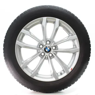 BMW X3 F97 X4 F98 Winterräder V-Speiche 691 Continental 245/50R19 DOT23 6877325 - Bild 3